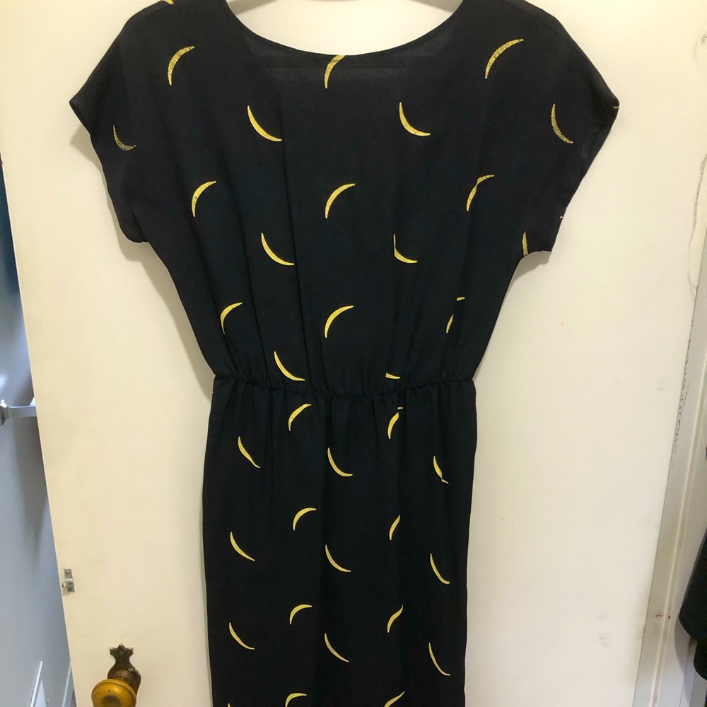 ✨rare & gorgeous✨ vintage crescent moon dress with button side closures - SM